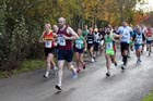 Soon after the start of  the Newcastle Town Moor Marathon